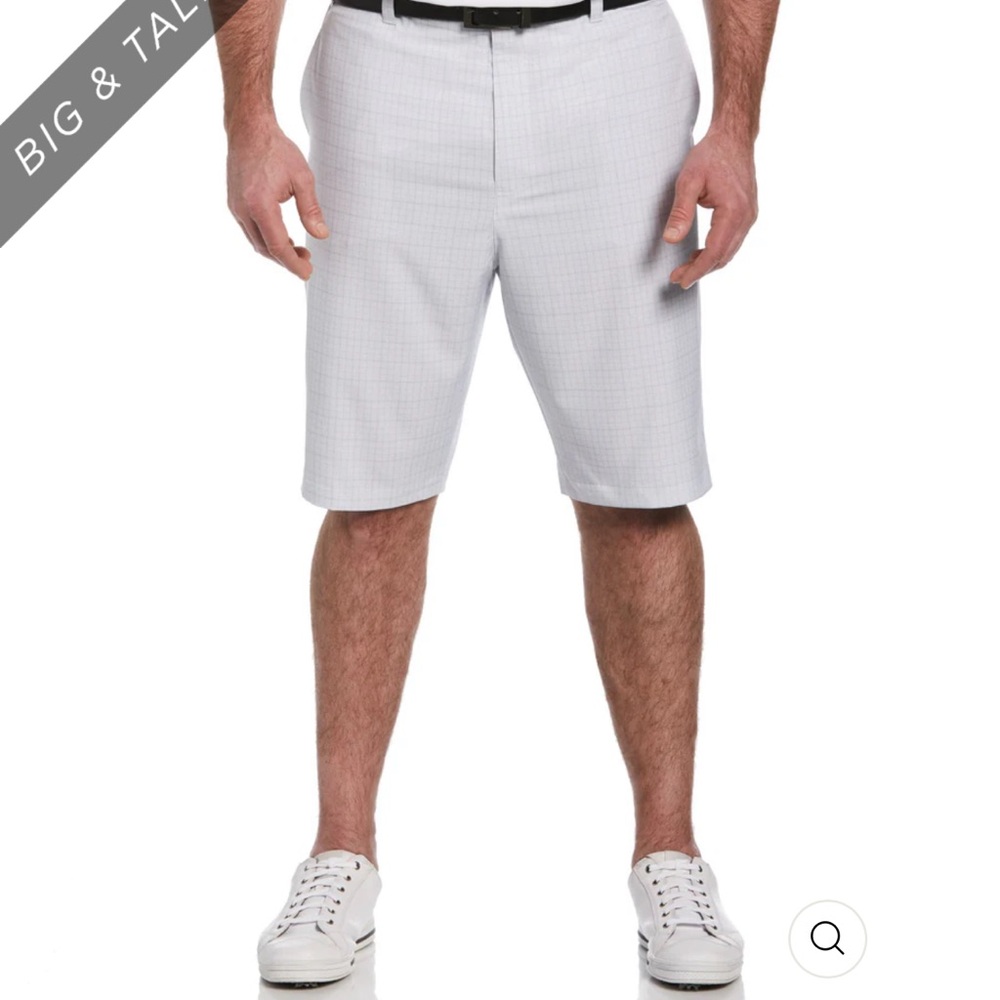 Callaway Big & Tall 4-Way Stretch Plaid Short
